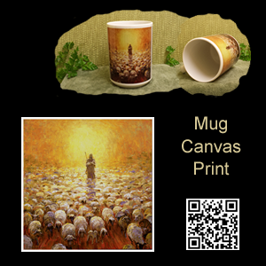 Christian Art Mug Canvas